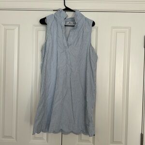 Blue and white striped dress size 16 VINEYARD VINES